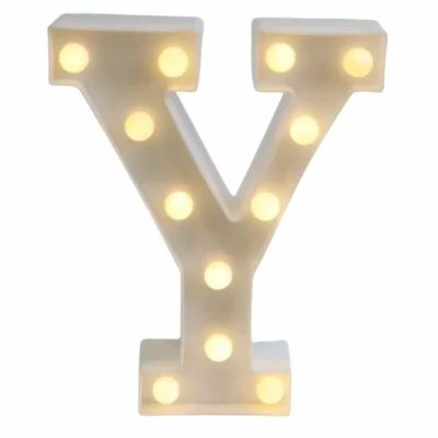 světelné dekorace, osvětlení na svatbu, svítící nápis