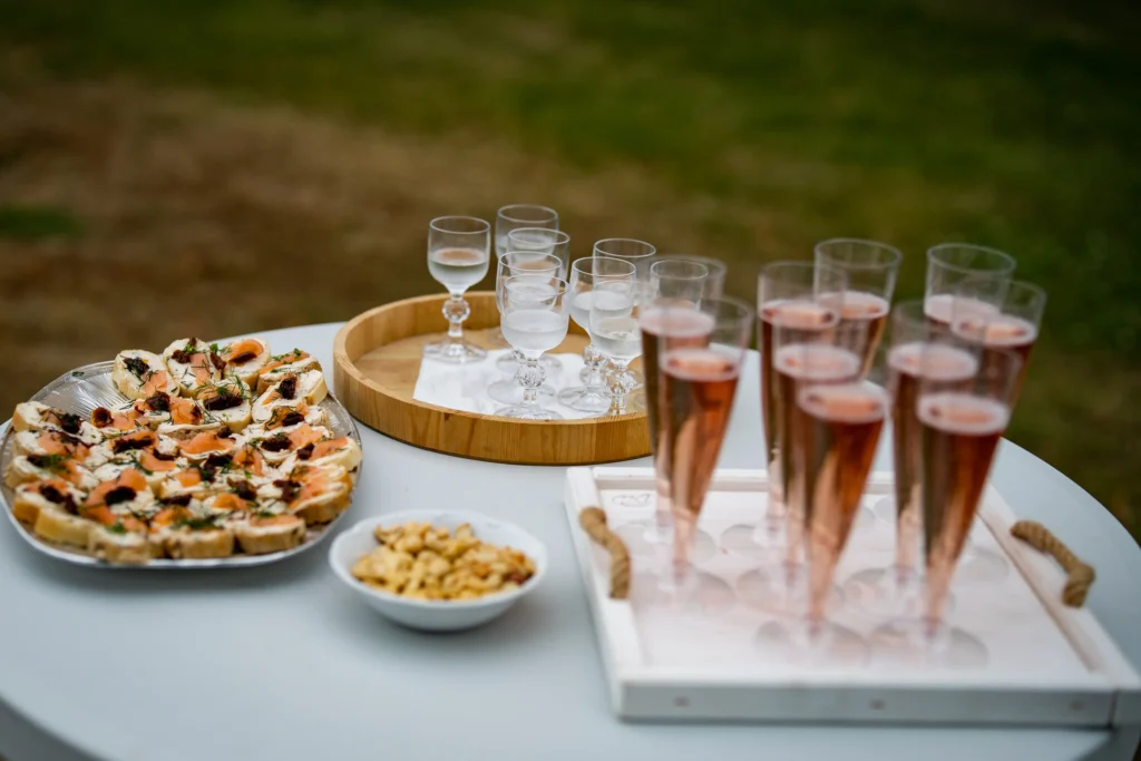 Jednoduché přivítání na svatbě 