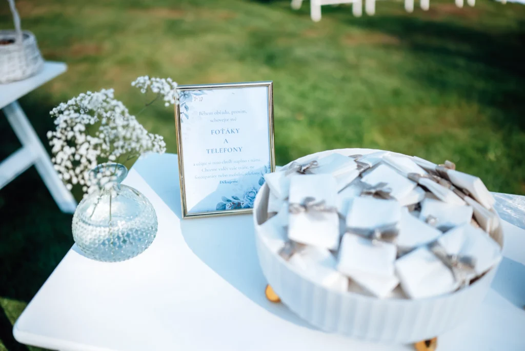 Dekorace ke svatebnímu obřadu 