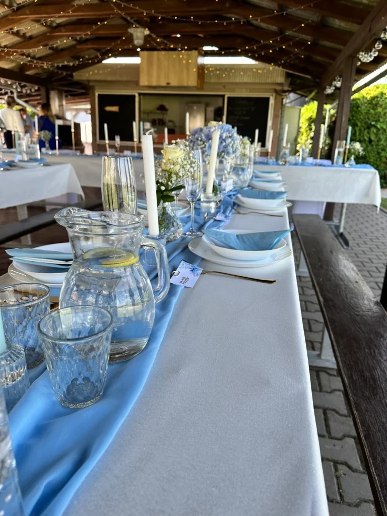 Dekorace na svatební stůl 