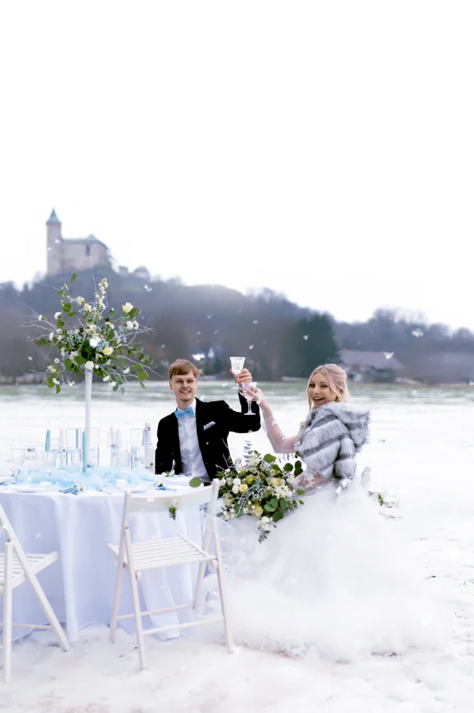 Dekorace na zimní svatbu