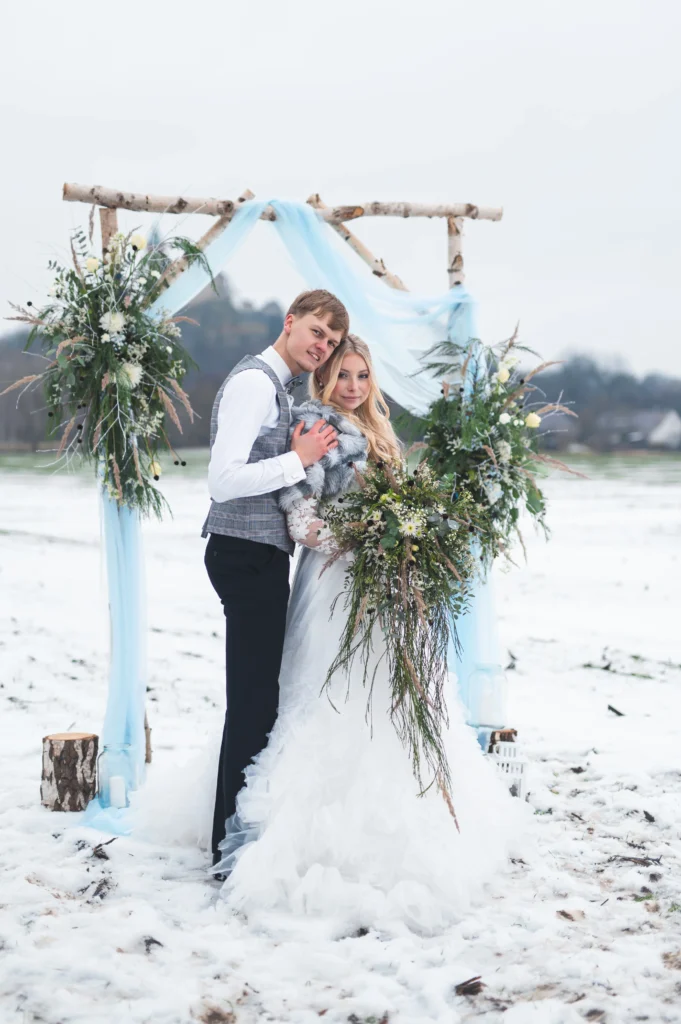 Dekorace na zimní svatbu